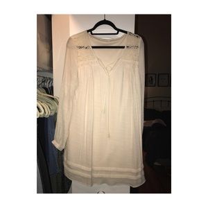 Bohemian cream dress